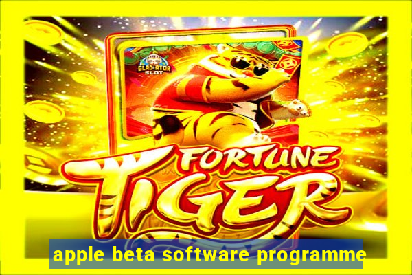 apple beta software programme